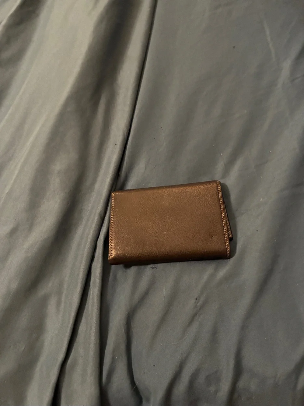 Black Leather Men's Wallet